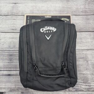 Callaway Golf Deluxe Toiletry Dopp Kit with Hanging Hook Black